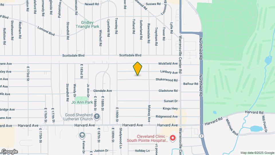 19415 Shakerwood Rd Map and Location Details