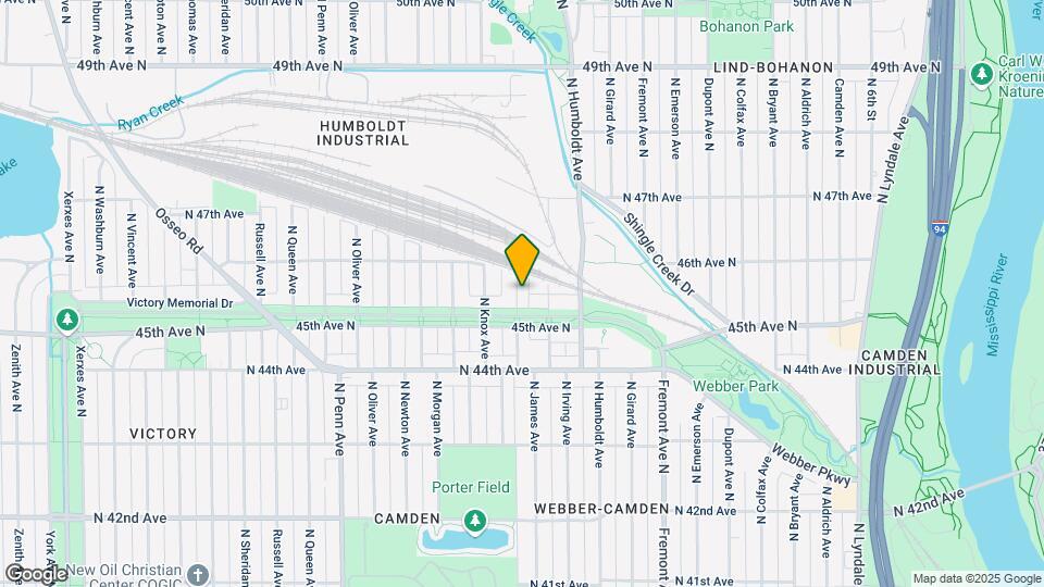 4526 James Ave N Map and Location Details