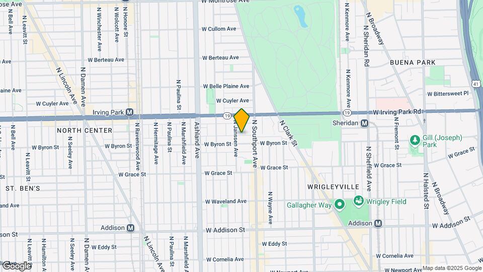 3913 N Janssen Ave, Unit 3921-3S Map and Location Details