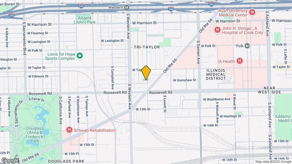 1042 S Oakley Blvd Map and Location Details
