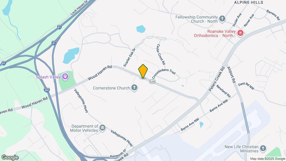 6934 Wood Haven Rd Map and Location Details