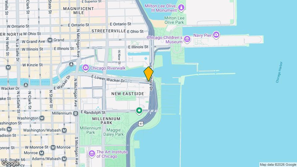 400 N Jean Baptiste Pointe du Sable Lake Shore Dr Map and Location Details