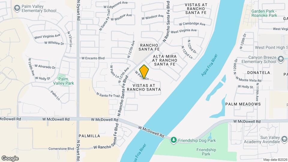 12509 W Palm Ln Map and Location Details