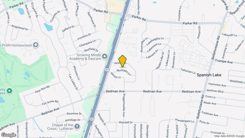 2041 Northaire Ln Map and Location Details