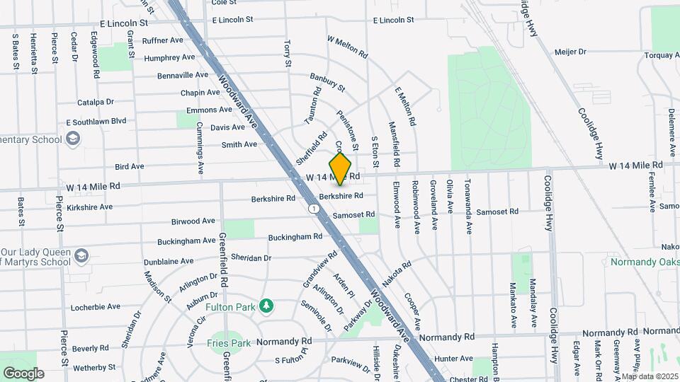 4214 Berkshire Rd Map and Location Details
