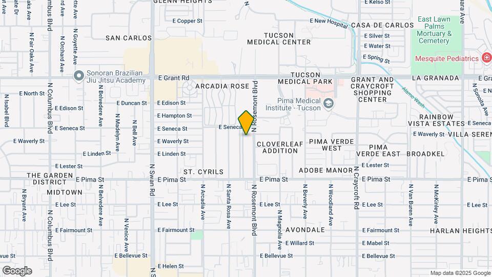 1984 N Frances Blvd Map and Location Details