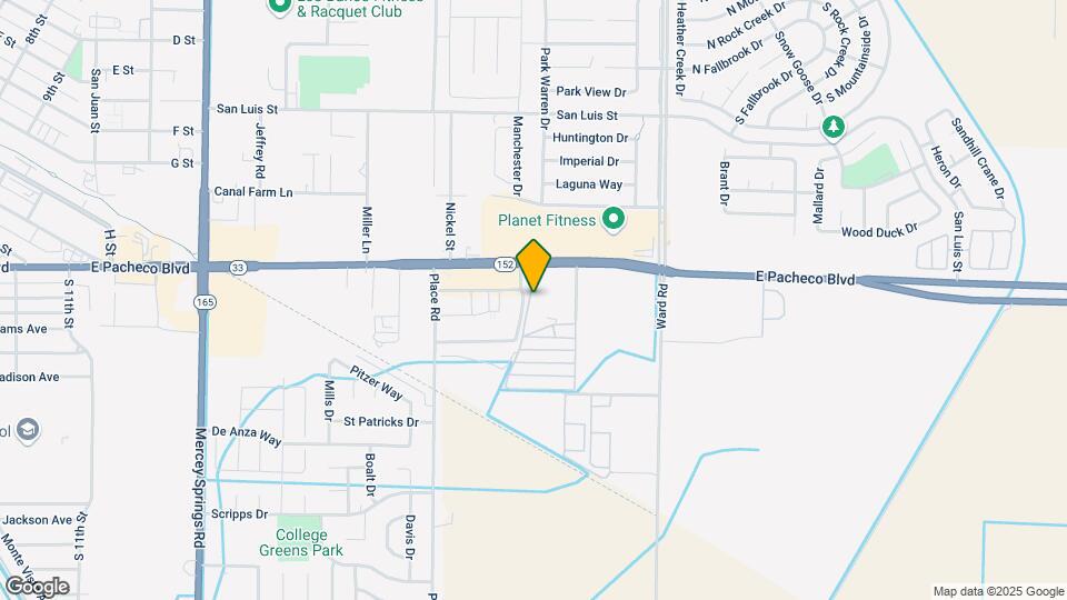 2155 E Pacheco Blvd Map and Location Details