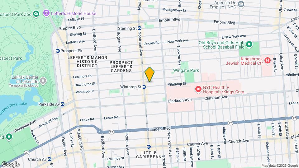 Winthrop Street Map and Location Details