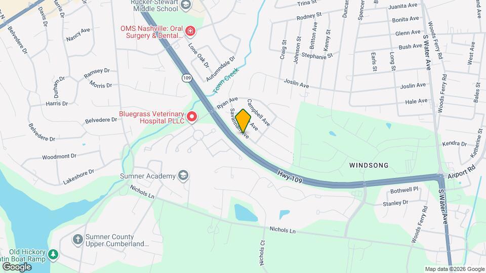 1075 Savannah Ave Map and Location Details