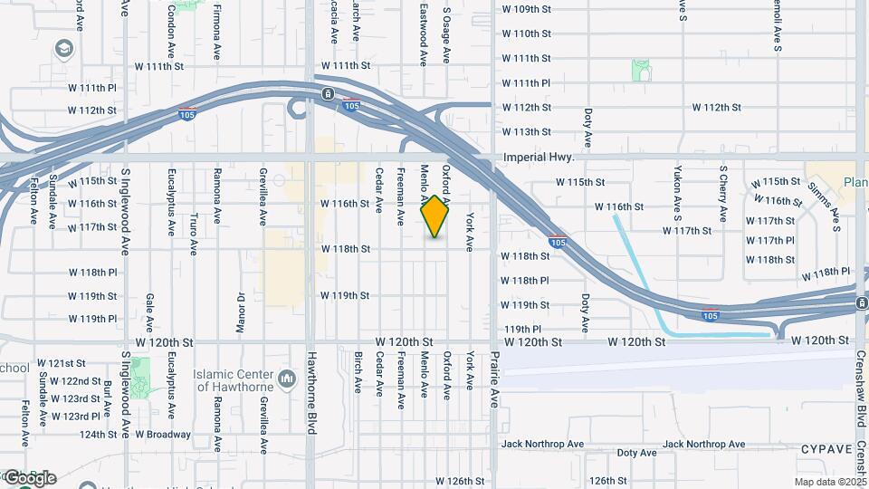 11734 Menlo Ave Map and Location Details
