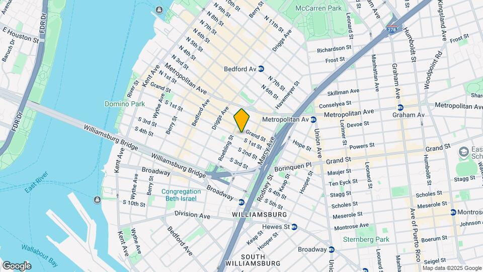 245A S 1st St Mapa y Detalles de la Ubicación