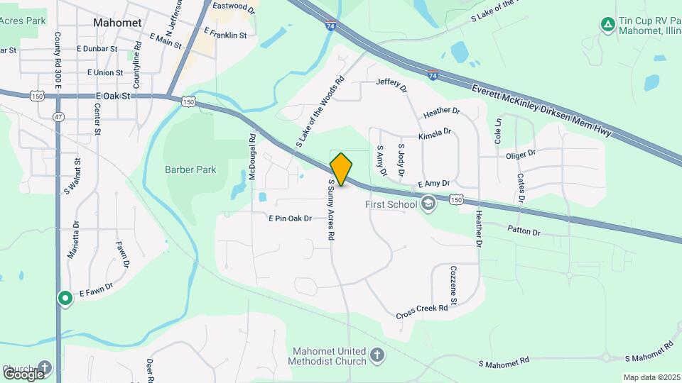 616 Rapp Dr Map and Location Details