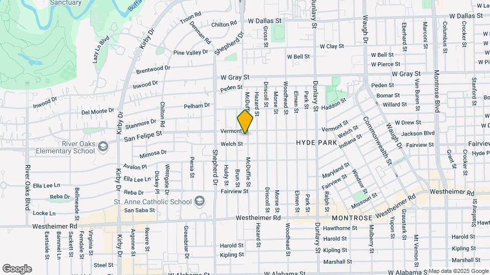 1914 McDuffie St Map and Location Details