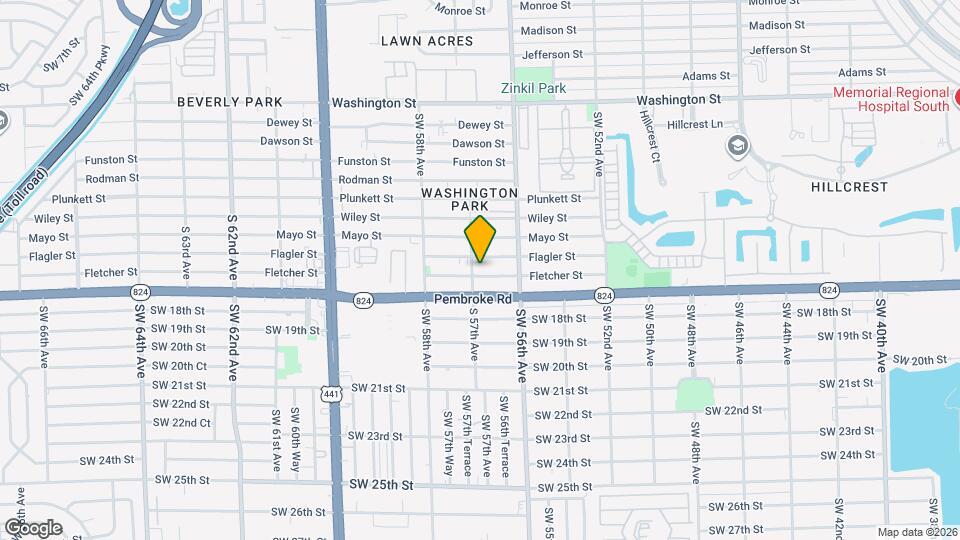 5693 Fletcher St Map and Location Details