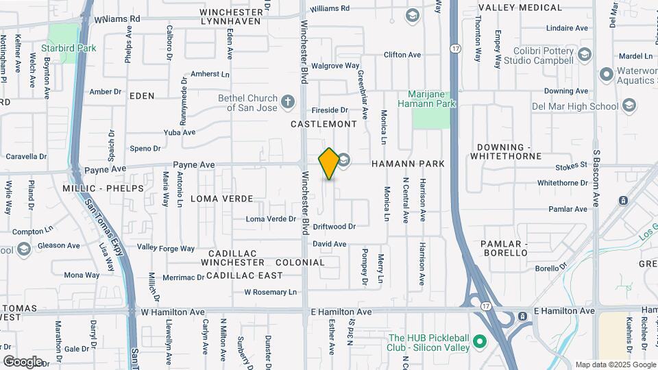 1331 Castlemont Ave Map and Location Details