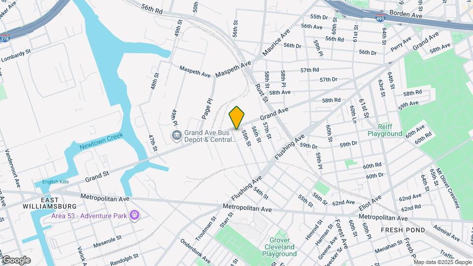 58-61 54th Street Unit 2 Map and Location Details