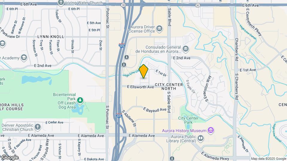 14211 East 1st Drive, Unit 307 Map and Location Details