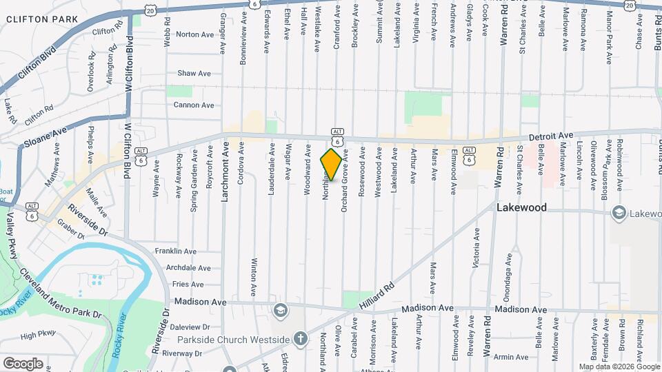 1477-1479 Northland Ave Mapa y Detalles de la Ubicación