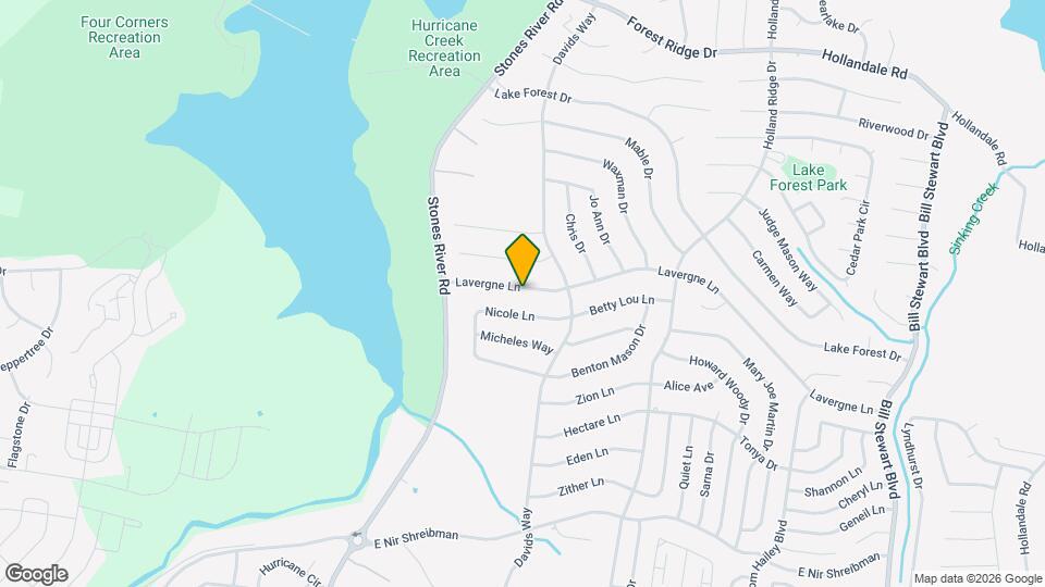 947 Lavergne Ln, Unit 307 Map and Location Details