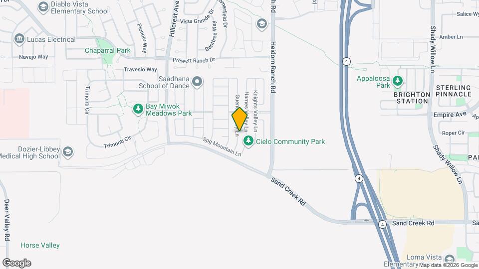 5445 Guenoc Valley Ln Map and Location Details