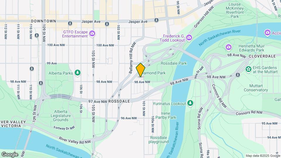 9804 101 St NW Map and Location Details