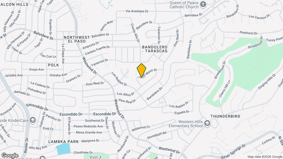 6332 El Risco St Map and Location Details