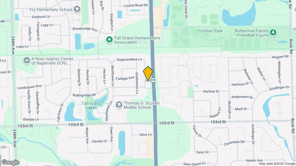 2913 Saganashkee Ln Map and Location Details