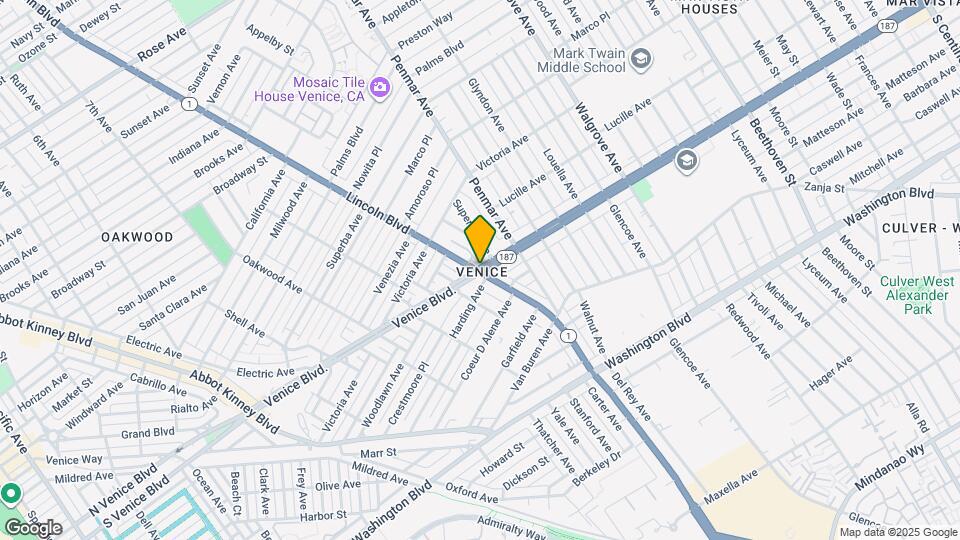 803 1/2 Indiana Ave, Unit 1 Map and Location Details