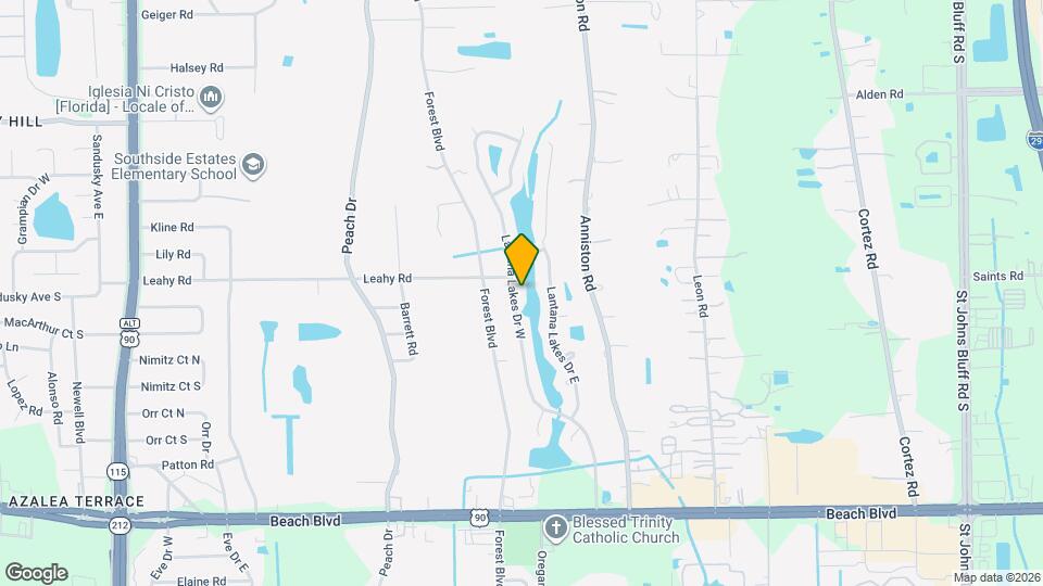 2847 Lantana Lakes Dr W Map and Location Details