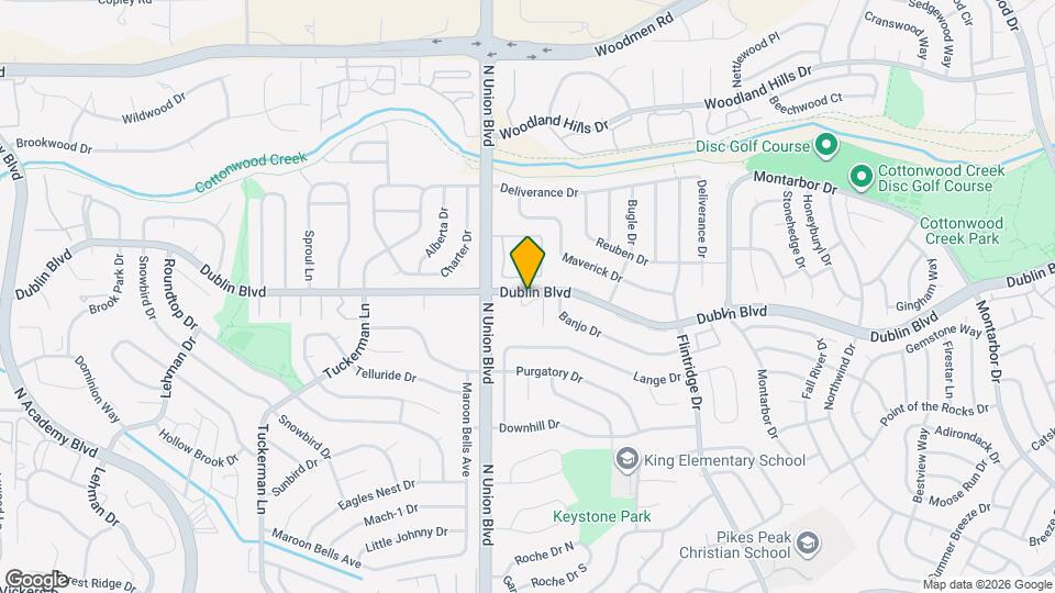 Cottonwood Terrace Apartments Map and Location Details