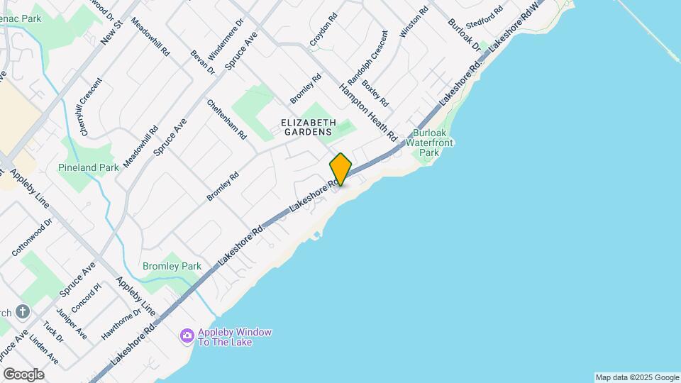 5280 Lakeshore Rd. Map and Location Details
