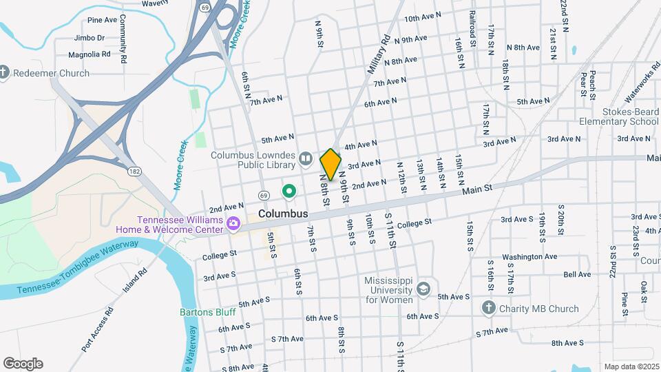809 2nd Ave N Map and Location Details