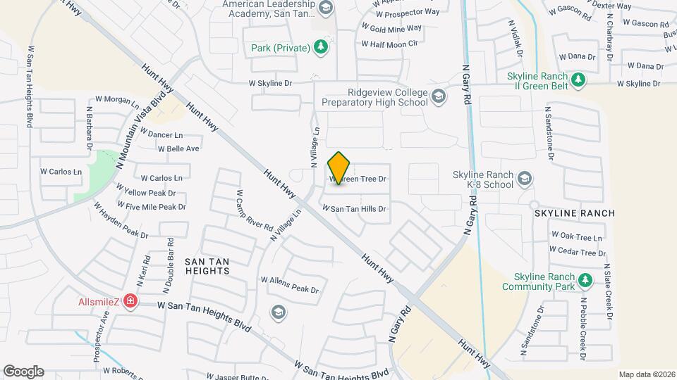2186 W Agrarian Hills Dr Mapa y Detalles de la Ubicación