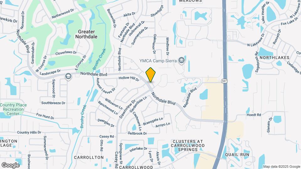 4114 Woodlark Dr Map and Location Details
