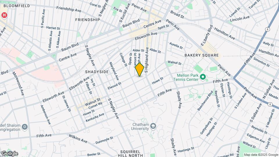 5925 Walnut St Mapa y Detalles de la Ubicación