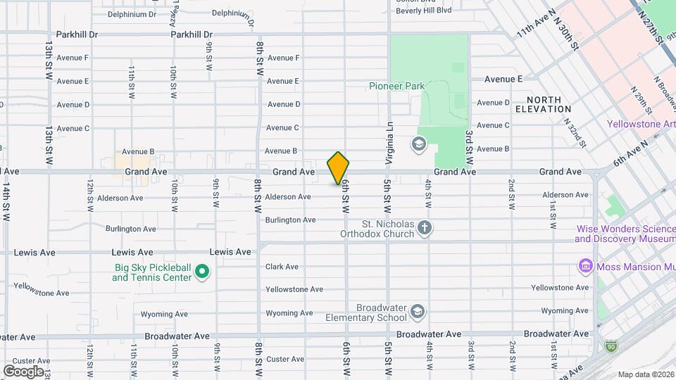 605 Alderson Ave Map and Location Details