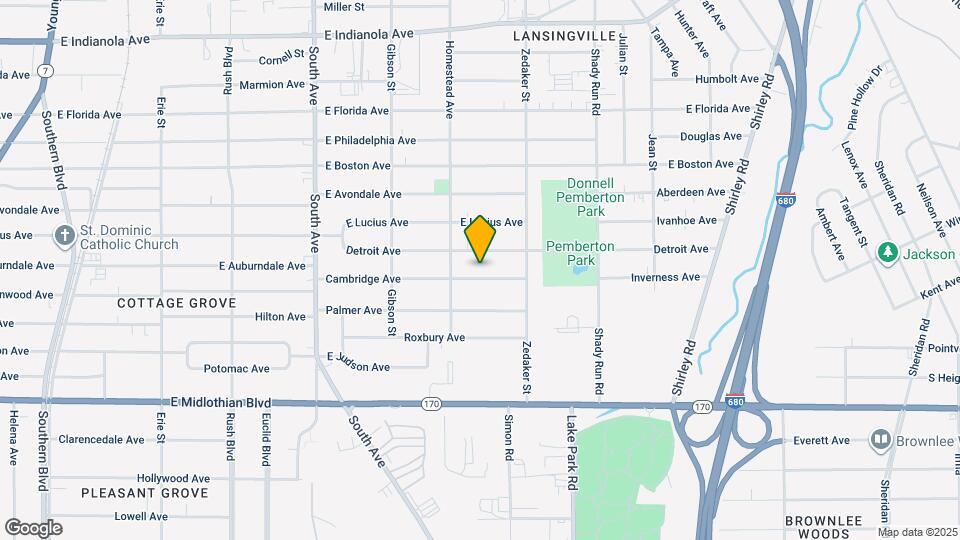 830 Cambridge Ave Map and Location Details