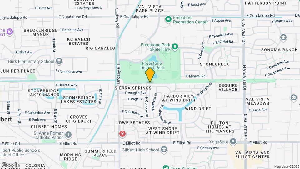 1002 E Hearne Way Map and Location Details