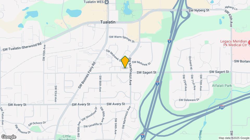 8312 SW Mohawk St Map and Location Details