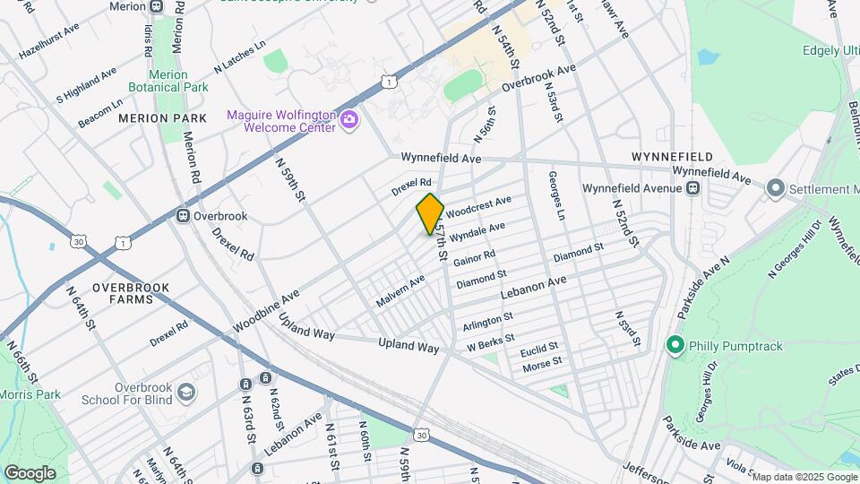 5713 Wyndale Ave Map and Location Details