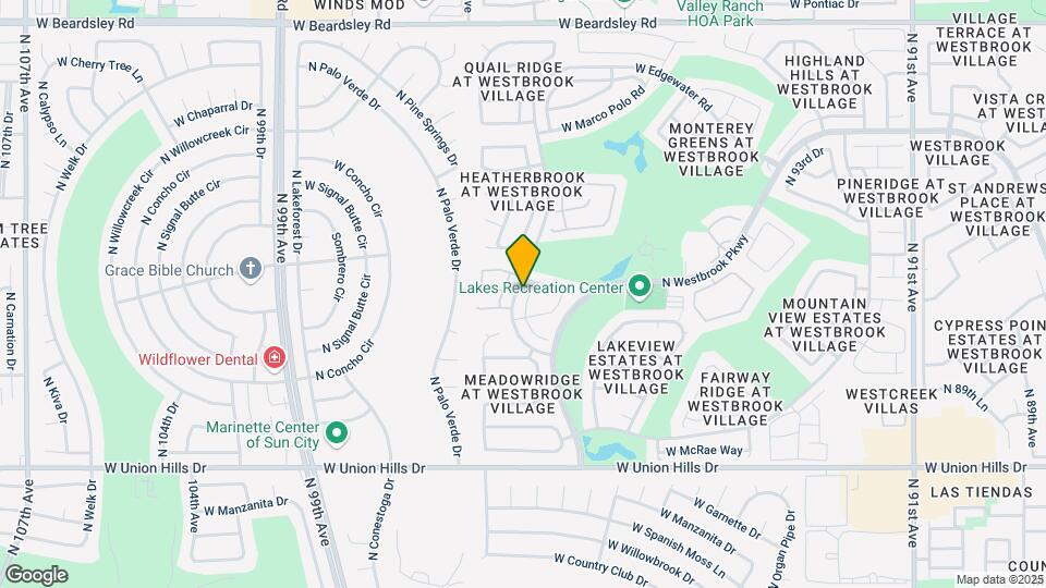 19124 N 97th Ln Map and Location Details