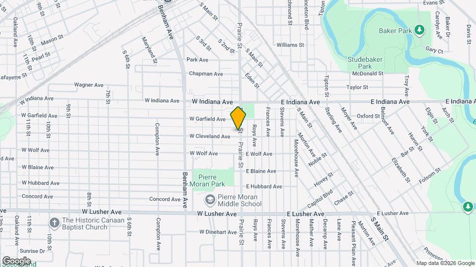 1629 Prairie St Map and Location Details