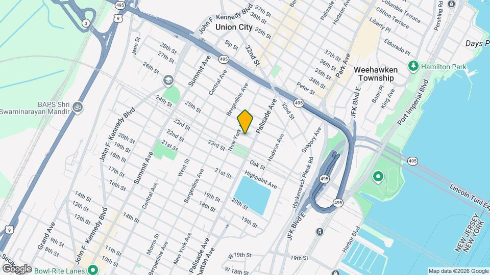 315 25th St Map and Location Details