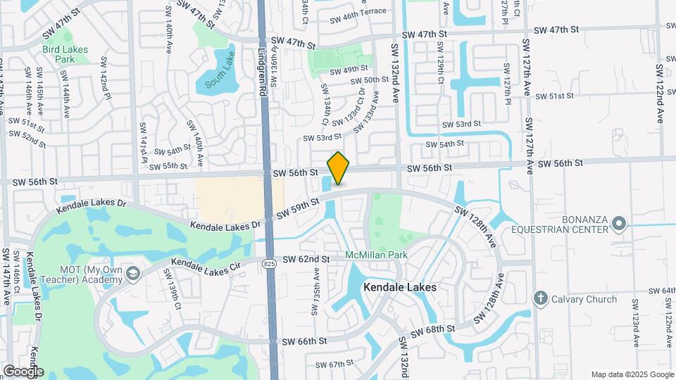 13350 SW 58th Terrace Map and Location Details