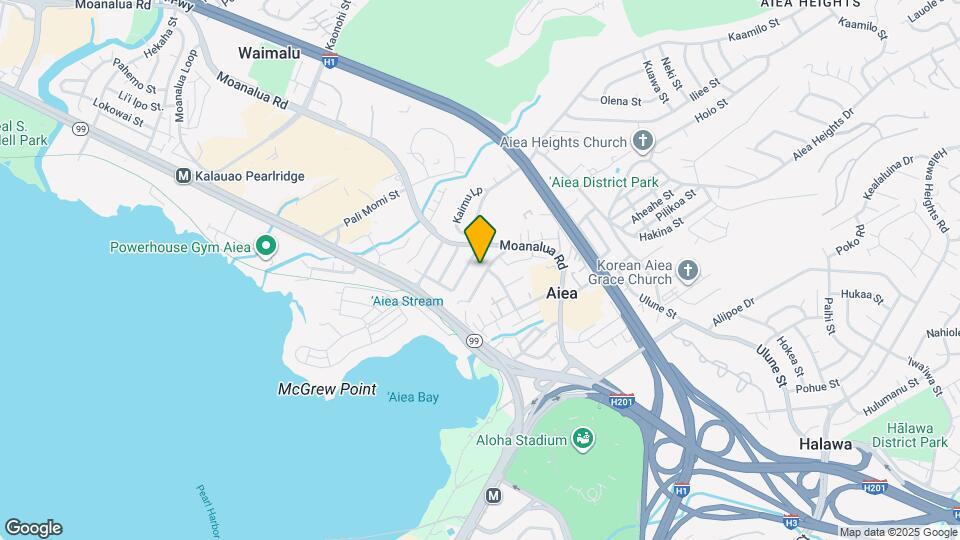 99-050 Nalopaka Pl-Unit -3 Bed Map and Location Details