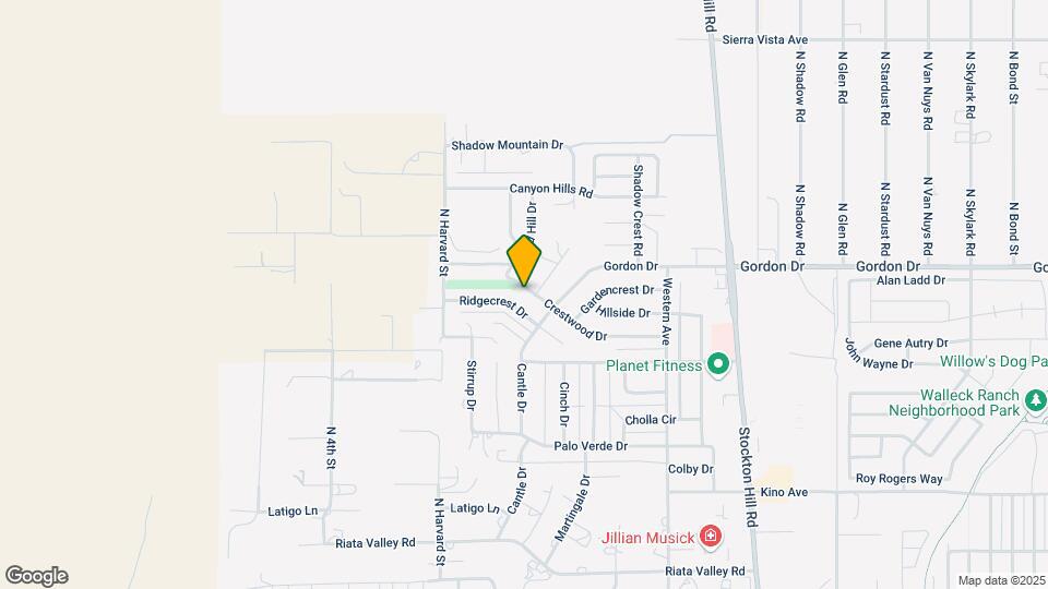 760 Crestwood Dr Map and Location Details