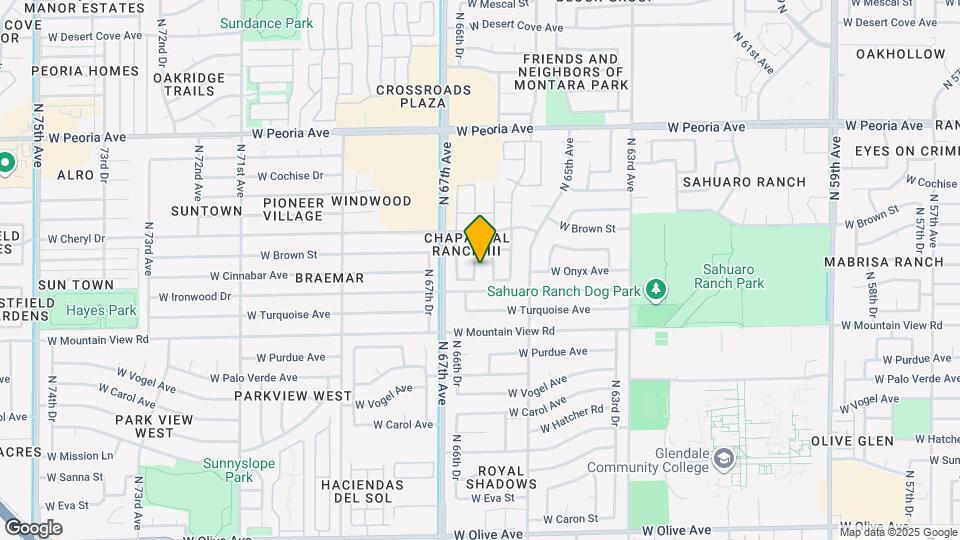 10015 N 66th Dr Map and Location Details