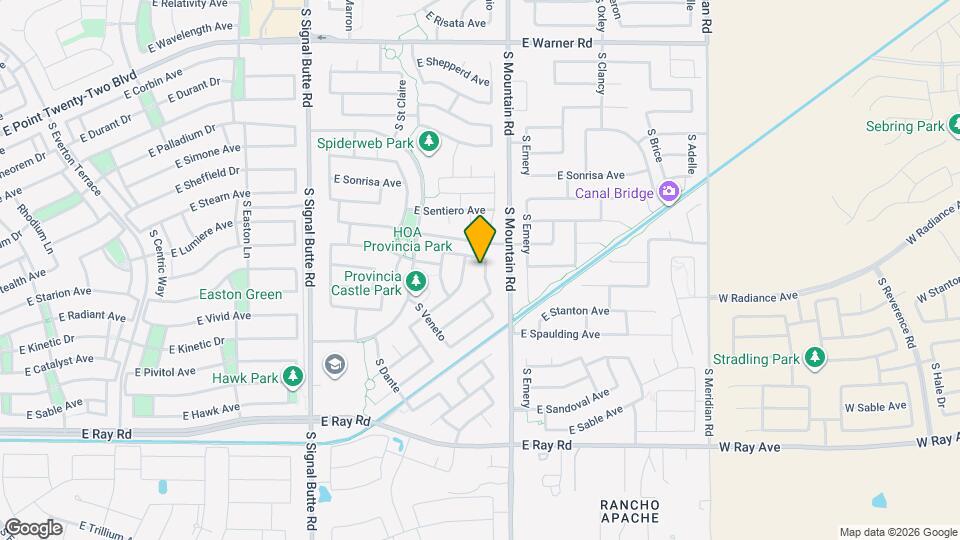 4854 S Antonio Mapa y Detalles de la Ubicación