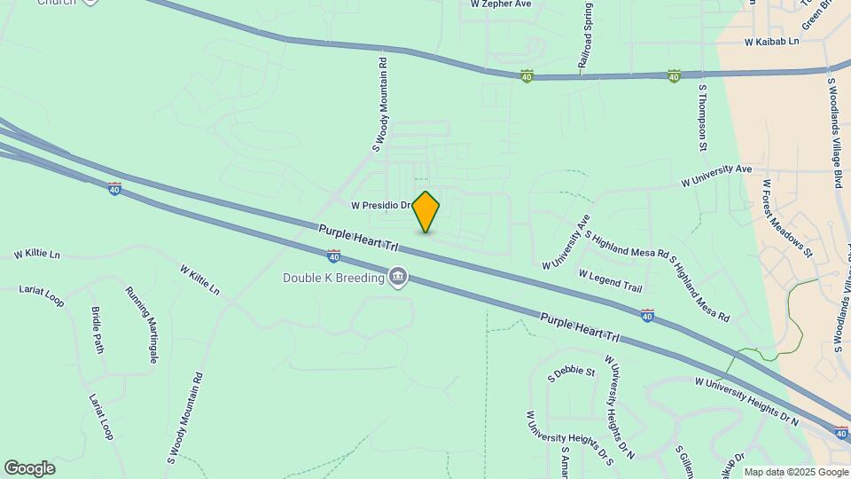 2501 W Mission Timber Cir Map and Location Details