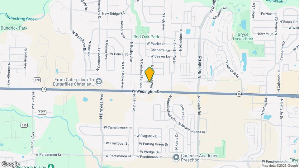 4451 Acoma St Map and Location Details